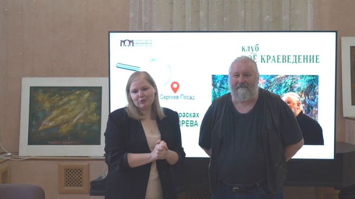 В библиотеке имени Розанова открылась выставка работ Валерия Сандырева