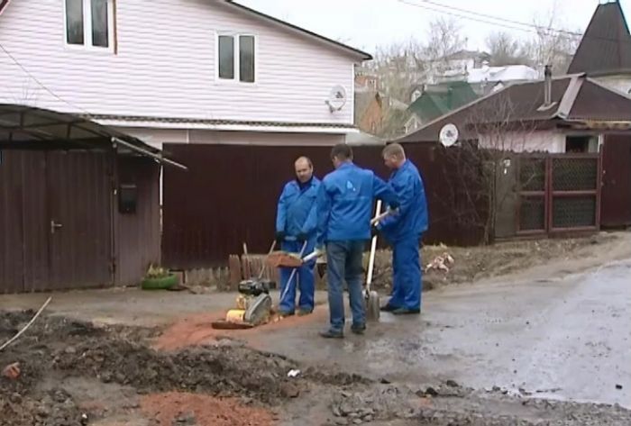 Продолжаются работы по газификации центральной части Сергиева Посада