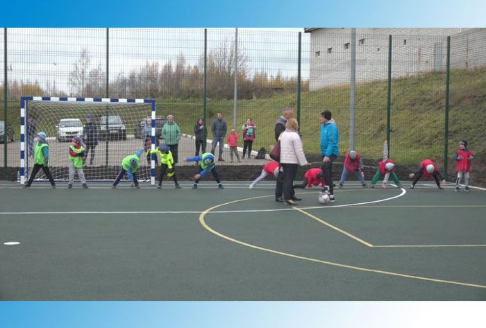 Новую спортивную площадку открыли в Сергиево-Посадском городском округе