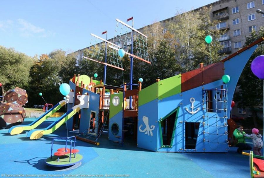 В Сергиево-Посадском округе 97% детских игровых и спортивных площадок продезинфицированы