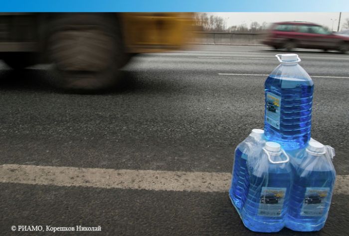 Полиция изъяла в Подмосковье 180 тонн ядовитой незамерзайки