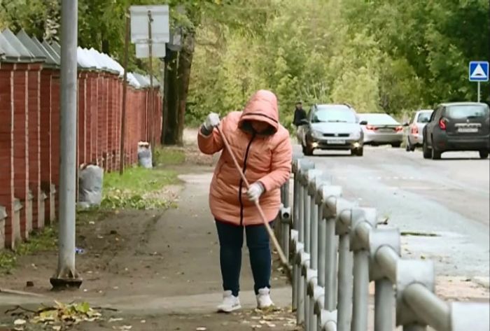 Осенний субботник прошёл в Сергиевом Посаде