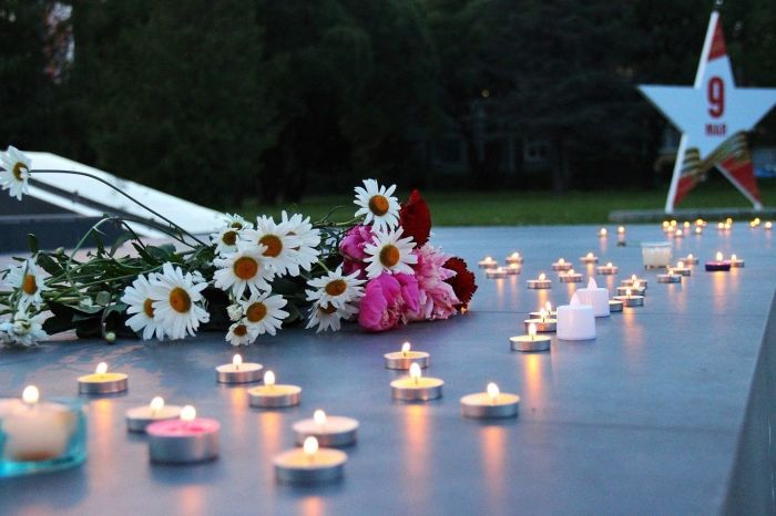 Свеча памяти в Березняках
