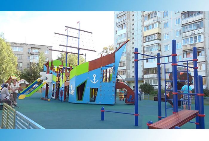 Десять новых детских площадок установлено в Сергиево-Посадском округе по Губернаторской программе