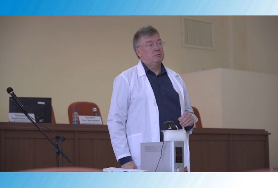 Олег Швабский с аудитом в Сергиево-Посадской больнице