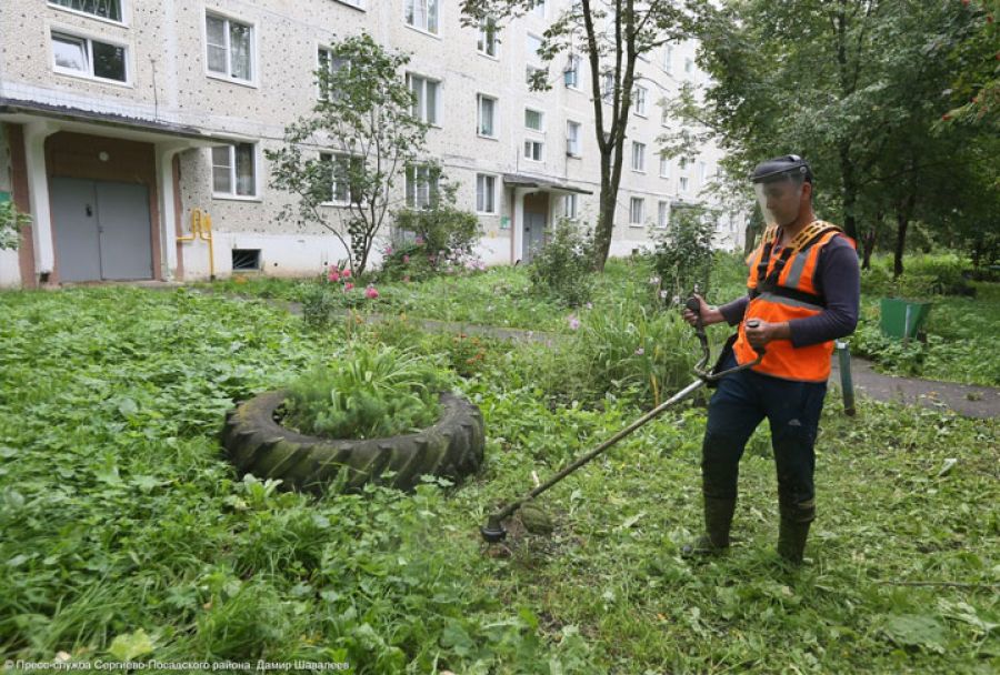 2300 квадратных метров травы окошено в Сергиево-Посадском округе по предписаниям ГАТН