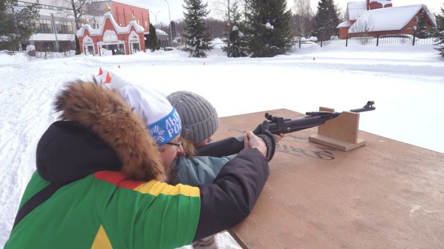 В Сергиево-Посадском округе прошли соревнования по биатлону