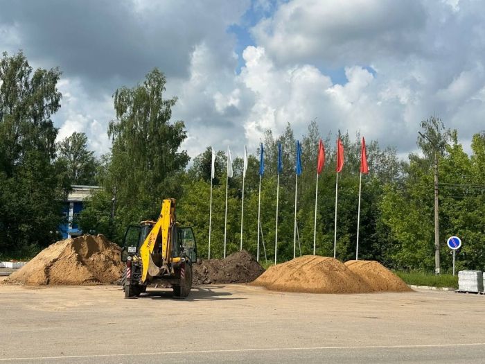 Тротуар уже готов