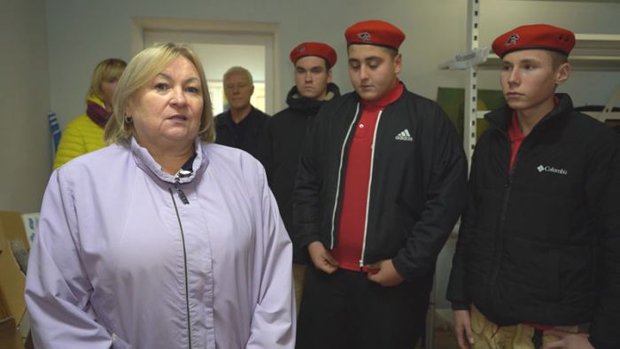 Гуманитарный груз от Шеметовской школы