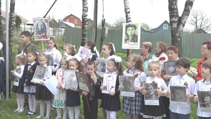Торжественный митинг у стелы в Тураково