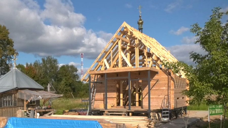 В деревне Шепелёво возводят храм