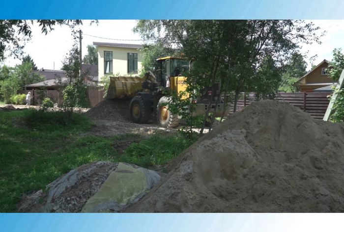 Капремонт дороги на пересечении улиц Фурманова и Калинина