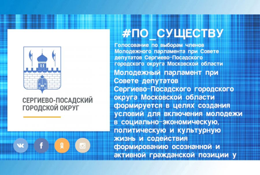 По существу. Выборы в Молодёжный парламент