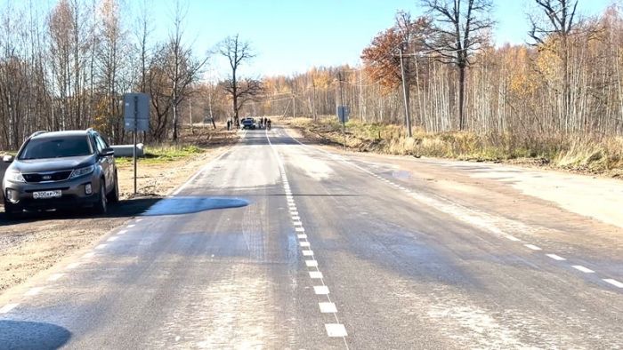 Дорогу обновили в Индустриальном парке
