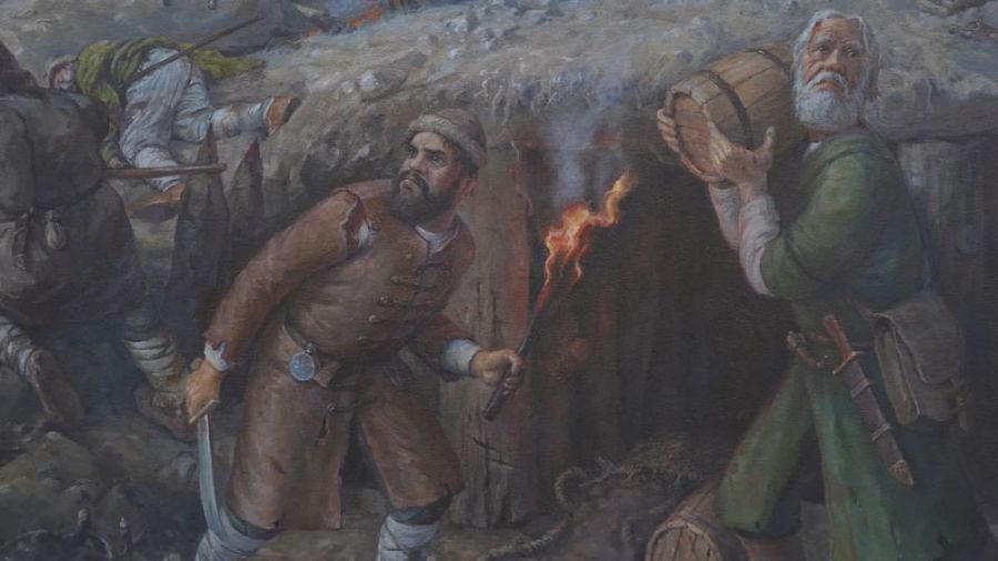История в искусстве: открытие выставки картины «Захват подкопа под Троицу»