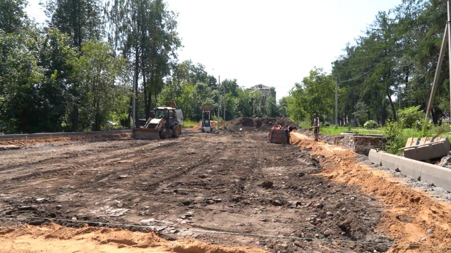 На Бероунской улице проводится комплексное благоустройство