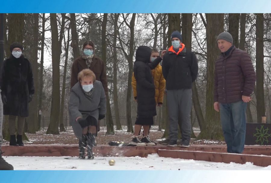 Облагораживание городского парка «Скитские пруды» продолжается