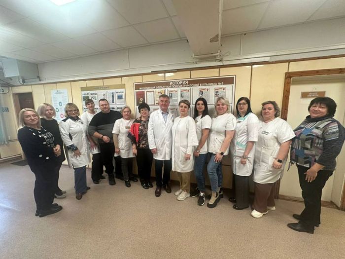 Рита Тихомирова встретилась с коллективом Московской областной психиатрической больницы №5