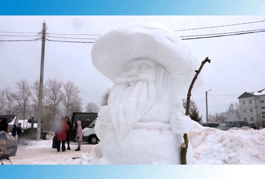 Фестиваль снежных фигур в Бужаниново