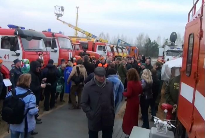 Около 250 человек задействовали в противопожарных учениях