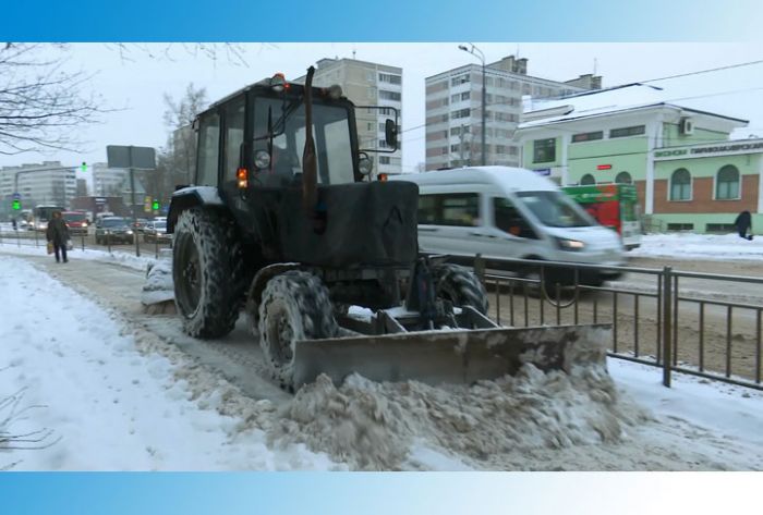 Первый снегопад в этом сезоне