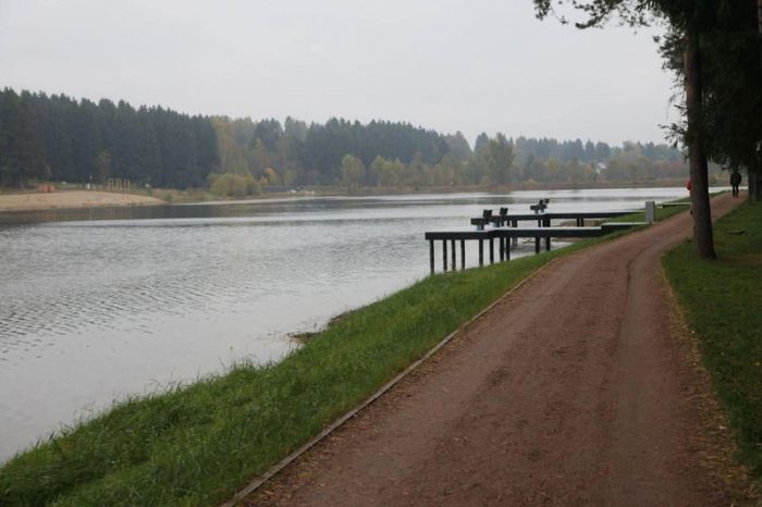 В Сергиево-Посадском округе продолжается благоустройство Загорского моря