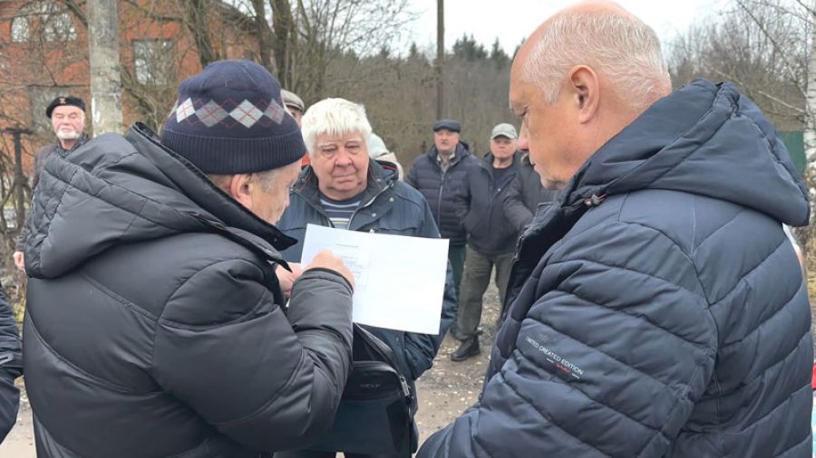 На встрече с представителями властей