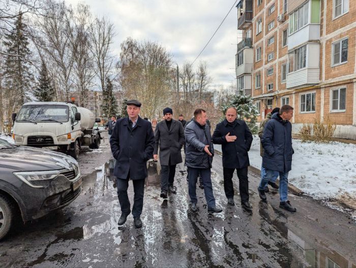 Депутатский объезд. Хотьково, ул. Менделеева