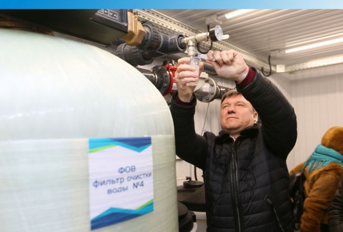 Еще одна станция по очистке питьевой воды открылась в Сергиево-Посадском округе