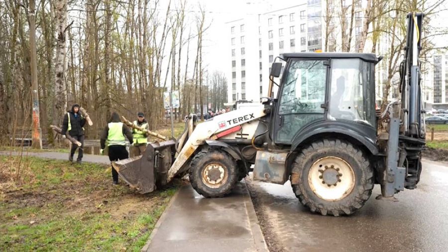 &laquo;Специальный репортаж&raquo;. Субботник в Берёзовой роще в Хотьково
