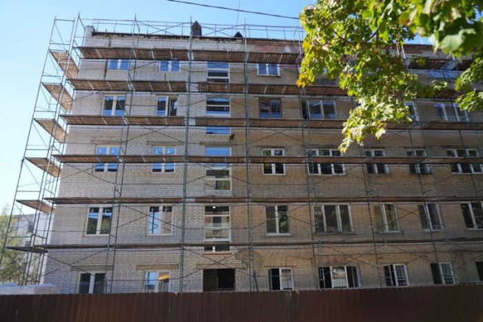 Строительство части дома завершено в Сергиево-Посадском округе
