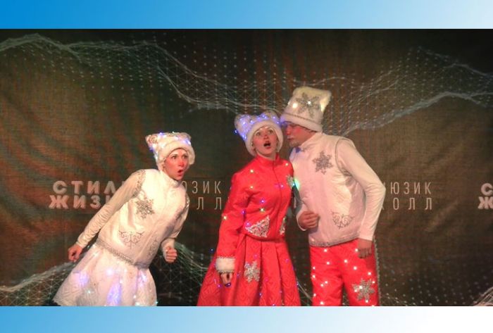 «Маленький Тонус» встретился со снежным отрядом Деда Мороза