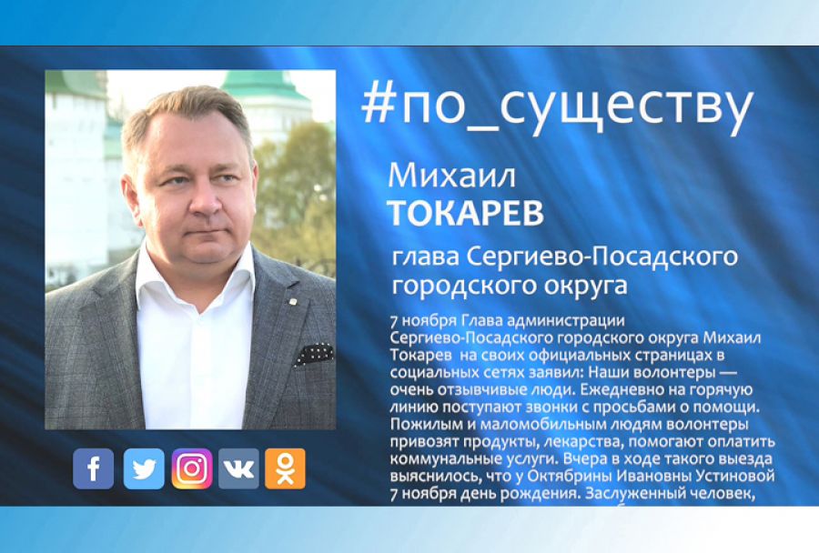 По существу. Волонтёры