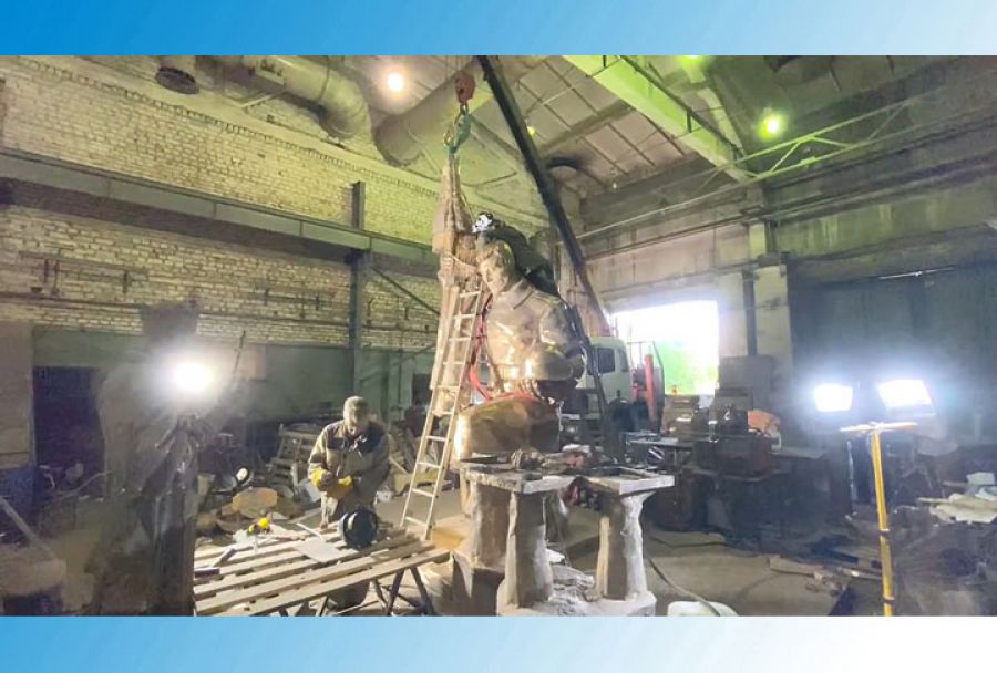 Солдат вернулся в Пушкинский округ из сергиевопосадской мастерской