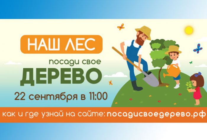 Экологическая акция &laquo;Наш лес. Посади свое дерево&raquo;