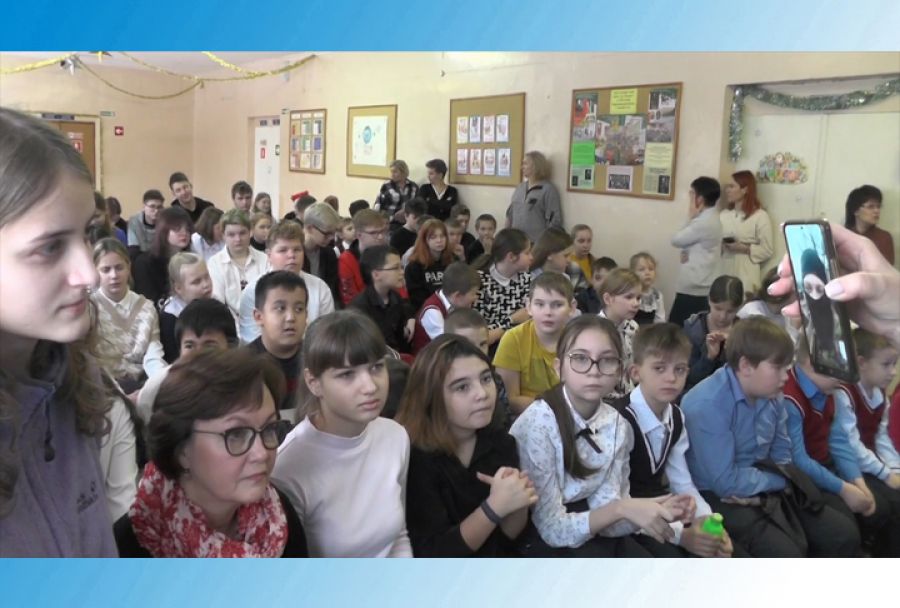 Первый партизанский заглянул в Васильевскую школу