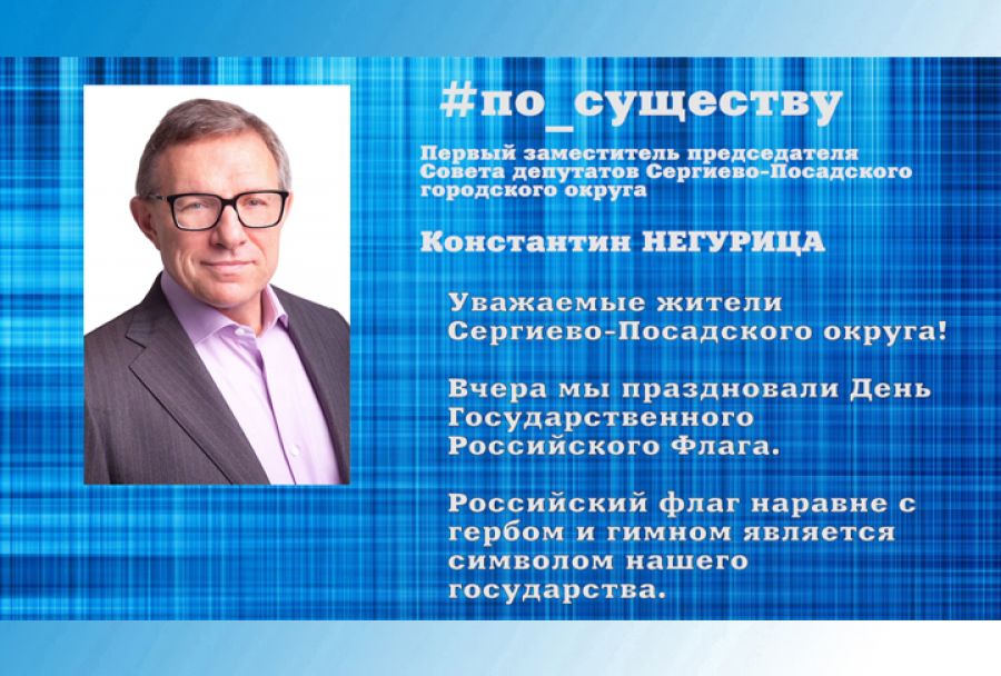 По существу. День Государственного флага