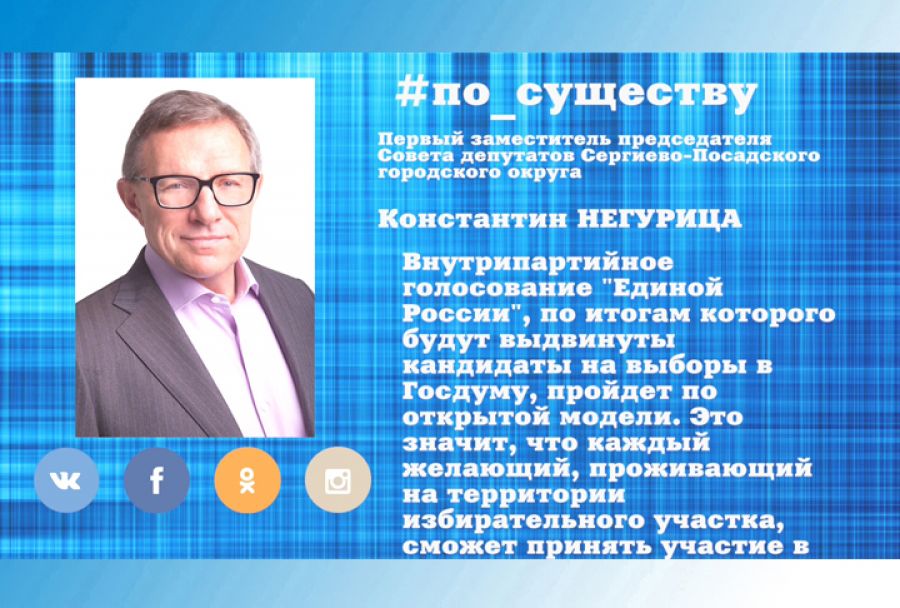 По существу. Константин Негурица – о праймериз