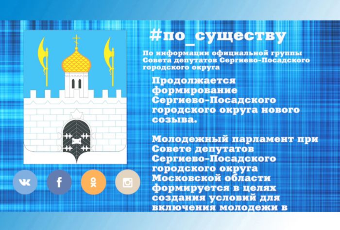 По существу. Выборы в Молодёжный парламент