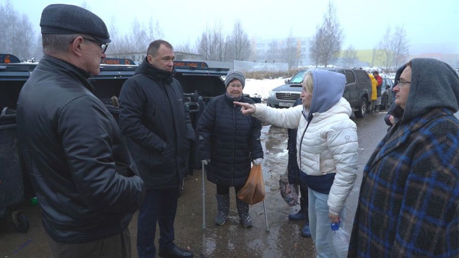 Встреча с жителями на Владимирской