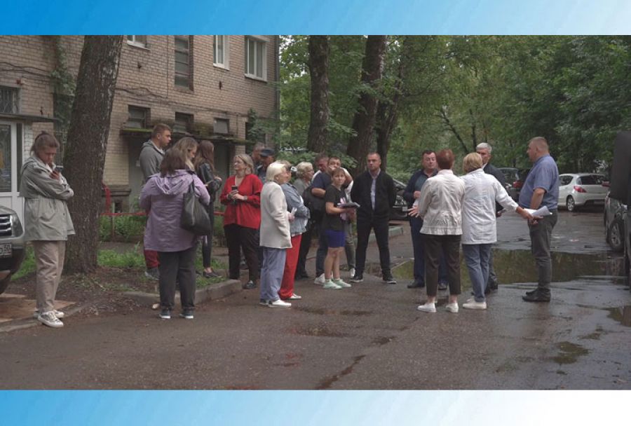 Алексей Вохменцев – на встрече с жителями Фермы