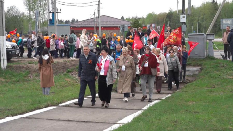 Торжественный митинг в Мостовике