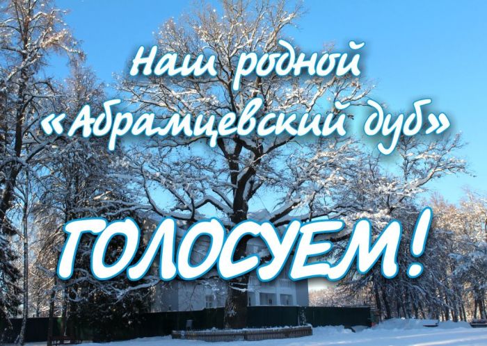 Голосуем за "Абрамцевский дуб!"