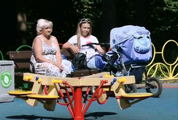 Новая детская площадка появилась в Пересвете