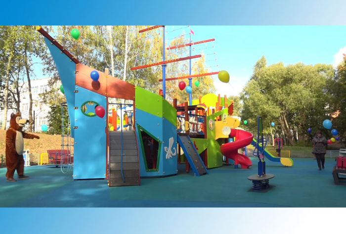 В Сергиевом Посаде появилась ещё одна детская площадка