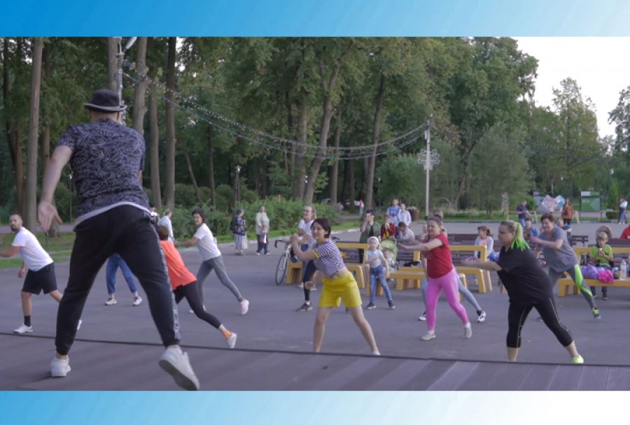 Зумба на Скитских прудах