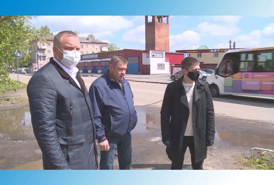 Работа сотрудников дорожных служб