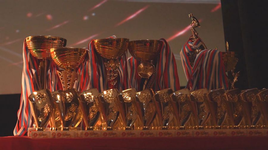 Чествование футбольного клуба &laquo;Энергия&raquo;