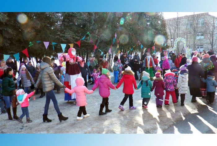В Березняках проводили зиму