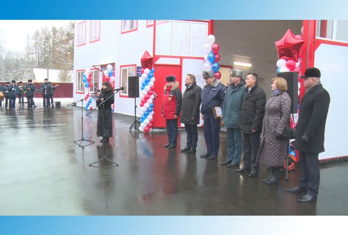 Торжественное открытие пожарно-спасательного поста в Торгашино